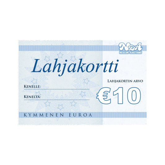 Neulon by Ajastamo -lahjakortti