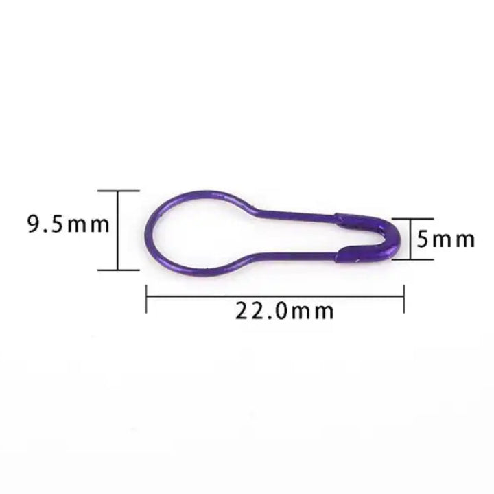 Metalliset silmukkamerkit 25kpl