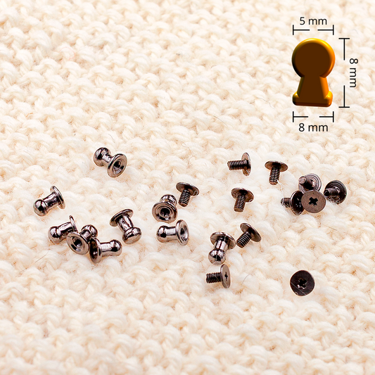 Ruuviniitti grafiitinharmaa pallopää